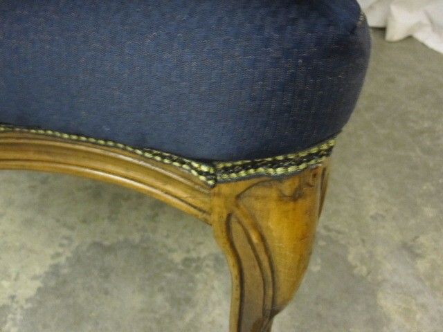 Antique Wing Back Chair Maple Trim w Fresh Upholstery Elegant Style MUST SEE IT Antique Wing Back Chair Maple Trim w Fresh Upholstery Elegant Style MUST SEE IT
