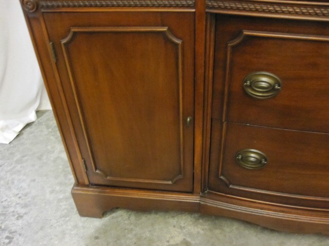 Antique Buffet Server by Bernhardt Furniture Federal Style Mahogany Antique Buffet Server by Bernhardt Furniture Federal Style Mahogany