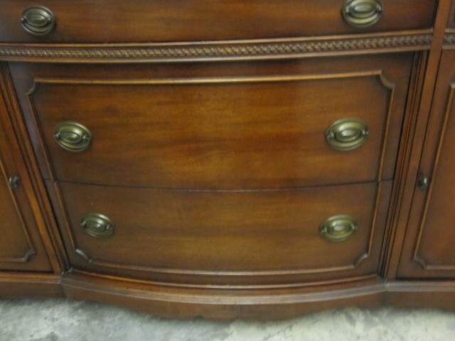 Antique Buffet Server by Bernhardt Furniture Federal Style Mahogany Antique Buffet Server by Bernhardt Furniture Federal Style Mahogany