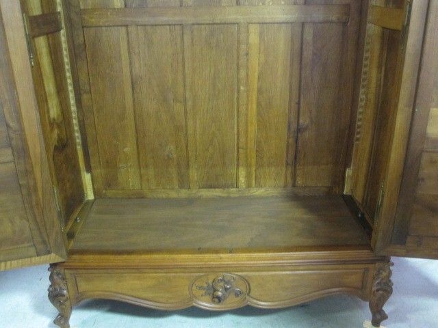 Antique 1880s Armoire Wardrobe w Mirrored Doors & Drawer Base Excellent Cond Antique 1880s Armoire Wardrobe w Mirrored Doors & Drawer Base Excellent Cond