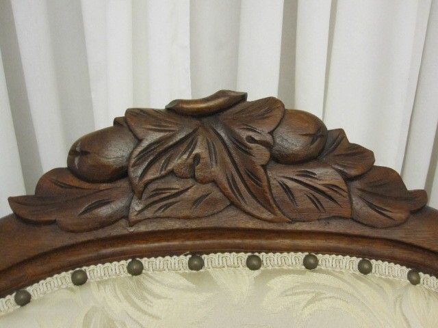 Antique Hollywood Nouveau Style Cameo Sofa w Fresh Upholstery BEAUTIFULLY DONE Antique Hollywood Nouveau Style Cameo Sofa w Fresh Upholstery BEAUTIFULLY DONE
