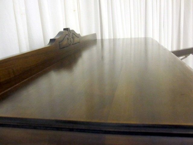 Antique China Hutch or Cabinet Walnut William and Mary Style XNice Antique China Hutch or Cabinet Walnut William and Mary Style XNice