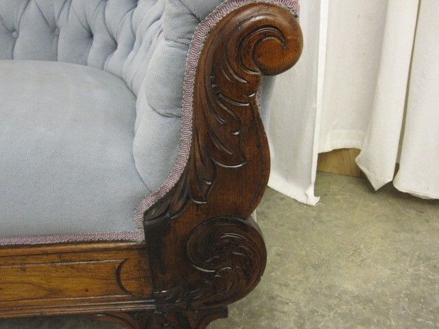 Extra Nice Condition Antique Cameo Back Sofa Victorian Style w Nice Upholstery Extra Nice Condition Antique Cameo Back Sofa Victorian Style w Nice Upholstery