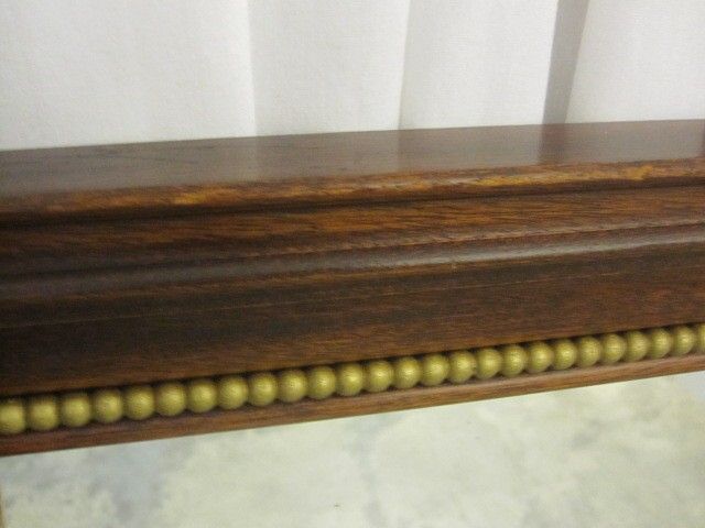Antique Mahogany Framed Mirror w Gold Bead Trim Nice Original Condition Antique Mahogany Framed Mirror w Gold Bead Trim Nice Original Condition