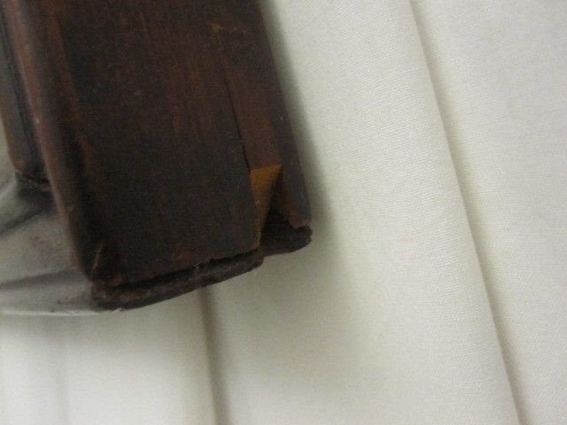 Antique Mahogany Framed Mirror w Gold Bead Trim Nice Original Condition Antique Mahogany Framed Mirror w Gold Bead Trim Nice Original Condition