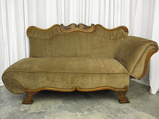 Antique Roman Sofa Couch Adjustable Arm Removable Back Antique Roman Sofa Couch Adjustable Arm Removable Back