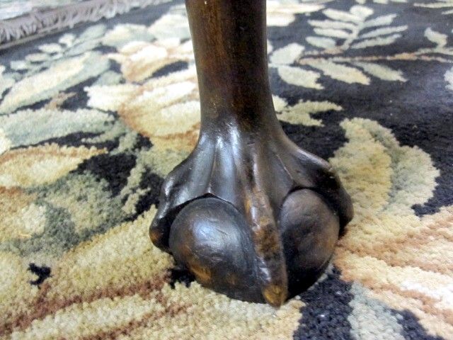 Antique Queen Anne Style 1/4 Sawn Walnut Buffet Server Claw Ball Feet VERY NICE Antique Queen Anne Style 1/4 Sawn Walnut Buffet Server Claw Ball Feet VERY NICE
