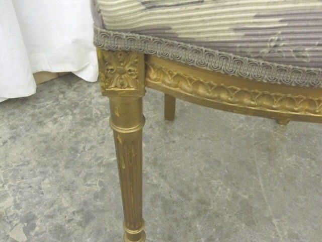 Antique Sheraton Style Vanity Chair w Draped Urn Splat & New Upholstered Seat Antique Sheraton Style Vanity Chair w Draped Urn Splat & New Upholstered Seat