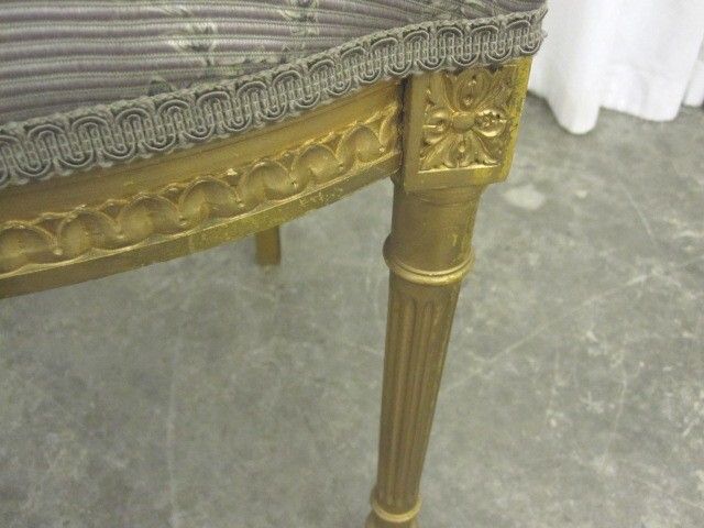 Antique Sheraton Style Vanity Chair w Draped Urn Splat & New Upholstered Seat Antique Sheraton Style Vanity Chair w Draped Urn Splat & New Upholstered Seat