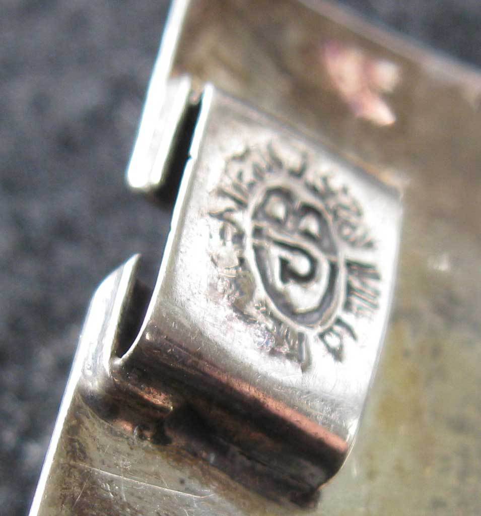 Mexican Sterling Silver Panel Bracelet Diaz Santoyo Mexican Sterling Silver Panel Bracelet Diaz Santoyo