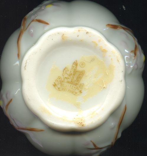 Irish Belleek Pink Tint Thorn Scent or Perfume Bottle Irish Belleek Pink Tint Thorn Scent or Perfume Bottle