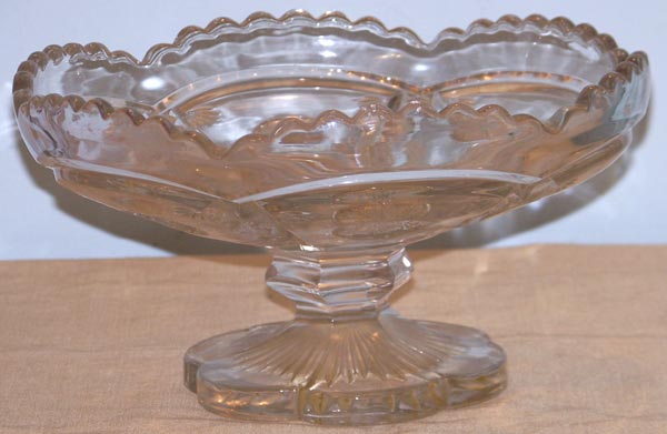 Tarentum Frost Crystal EAPG Compote HTF Tarentum Frost Crystal EAPG Compote HTF