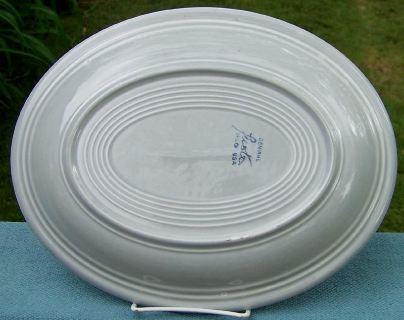 Vintage Fiesta Gray Oval Platter Vintage Fiesta Gray Oval Platter