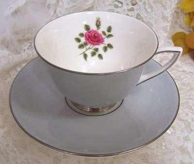 Vintage Royal Doulton Tea Cup & Saucer in Chateau Rose Vintage Royal Doulton Tea Cup & Saucer in Chateau Rose