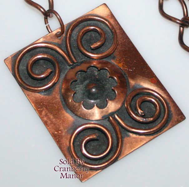 vintage copper jewelry
