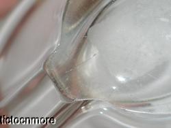 Vintage Daum France Crystal Abstract Sculpture Bowl Ashtray Vintage Daum France Crystal Abstract Sculpture Bowl Ashtray