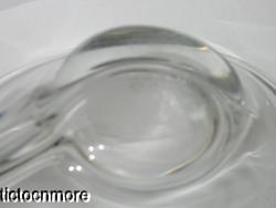 Vintage Daum France Crystal Abstract Sculpture Bowl Ashtray Vintage Daum France Crystal Abstract Sculpture Bowl Ashtray