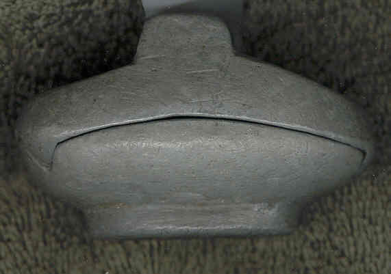 Vintage Solid Pewter Ice Cream Mould - Small Flower Basket With Handle - Circa 1880s - 1930s Vintage Solid Pewter Ice Cream Mould - Small Flower Basket With Handle - Circa 1880s - 1930s