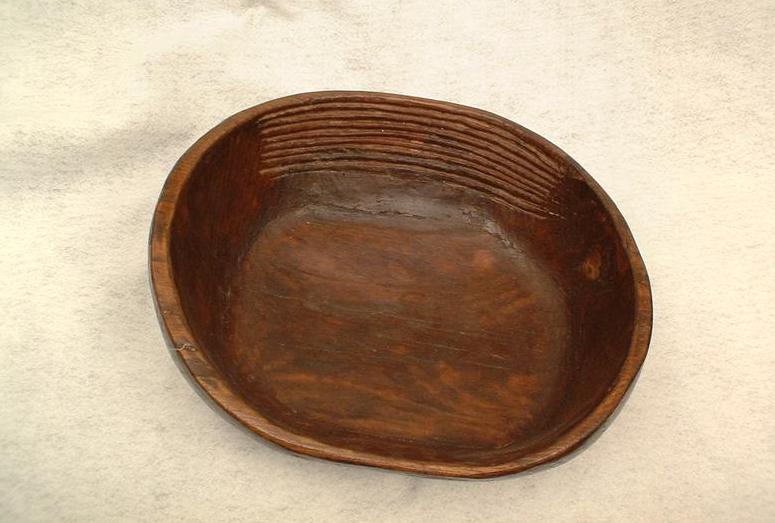 Antique Hand Carved Wooden Laundry Washing Bowl - Carved Washboard Ridges (Late 18th - Early19th Century) Antique Hand Carved Wooden Laundry Washing Bowl - Carved Washboard Ridges (Late 18th - Early19th Century)