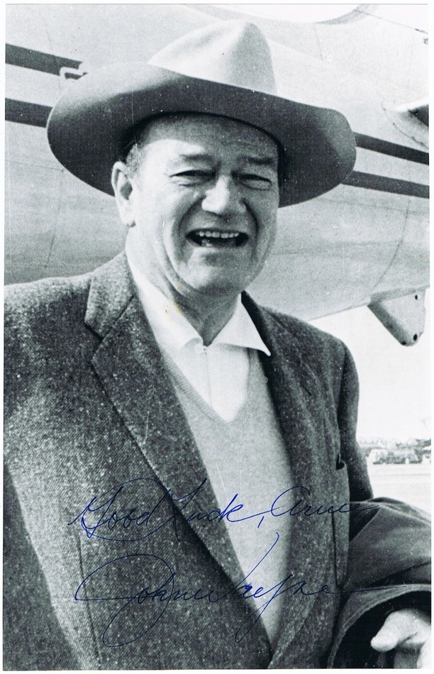John Wayne Autograph