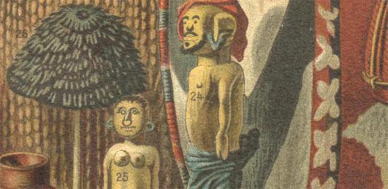 African Culture: Chromo Lithograph from 1902 African Culture: Chromo Lithograph from 1902
