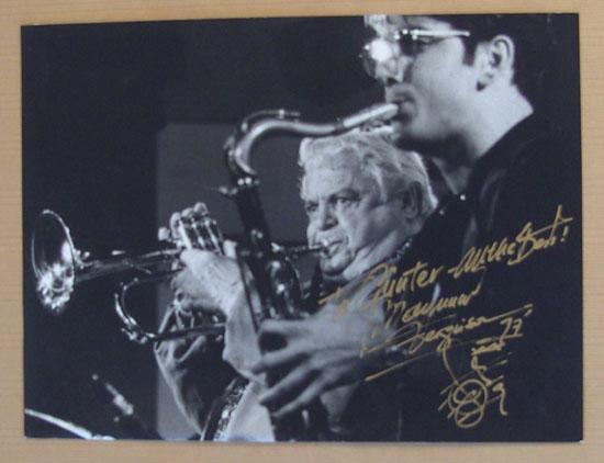 Maynard Ferguson Autograph. Large, hand signed Photo. CoA Maynard Ferguson Autograph. Large, hand signed Photo. CoA