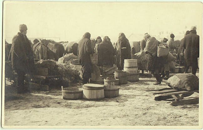 W.W.I.: Photo of Russian Market W.W.I.: Photo of Russian Market