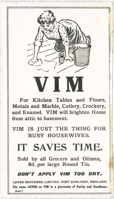 Vim. Poster Style Advertising for Detergent Vim. Poster Style Advertising for Detergent