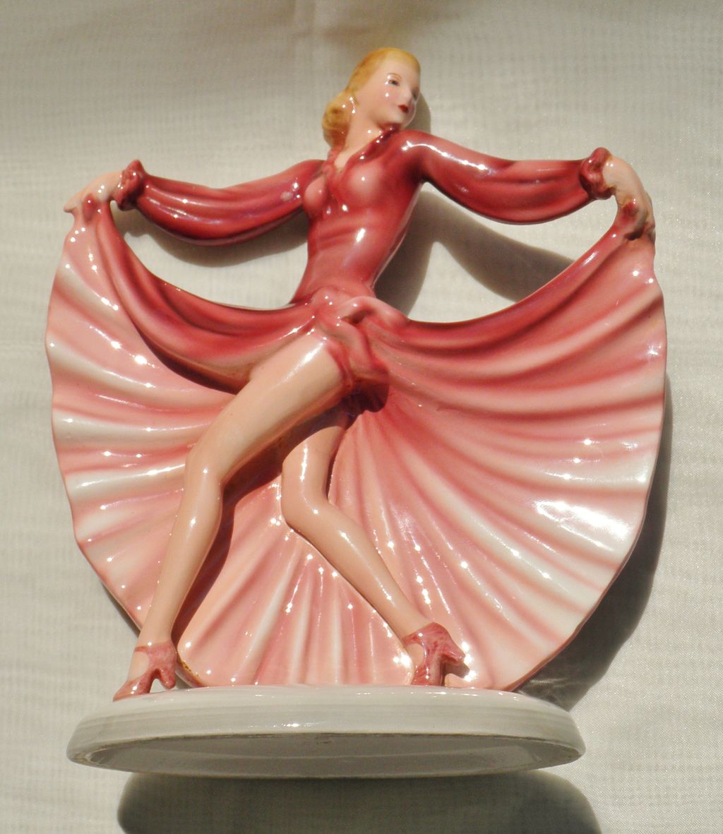 reproduction art deco figurines