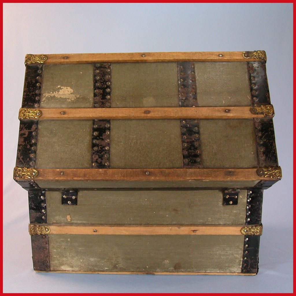 wooden doll trunk