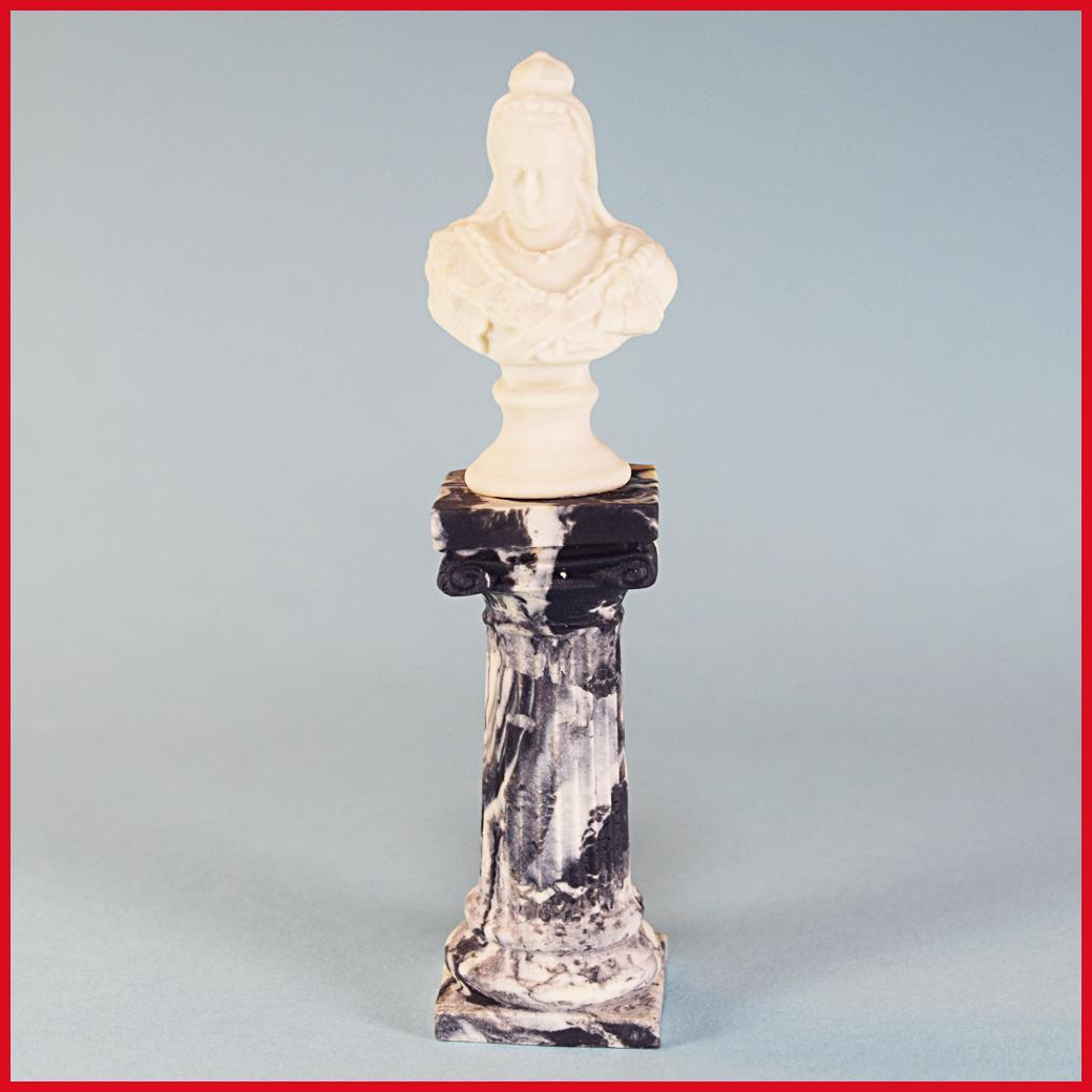 Dollhouse Miniature Queen Victoria Bust by Vince Stapleton on from