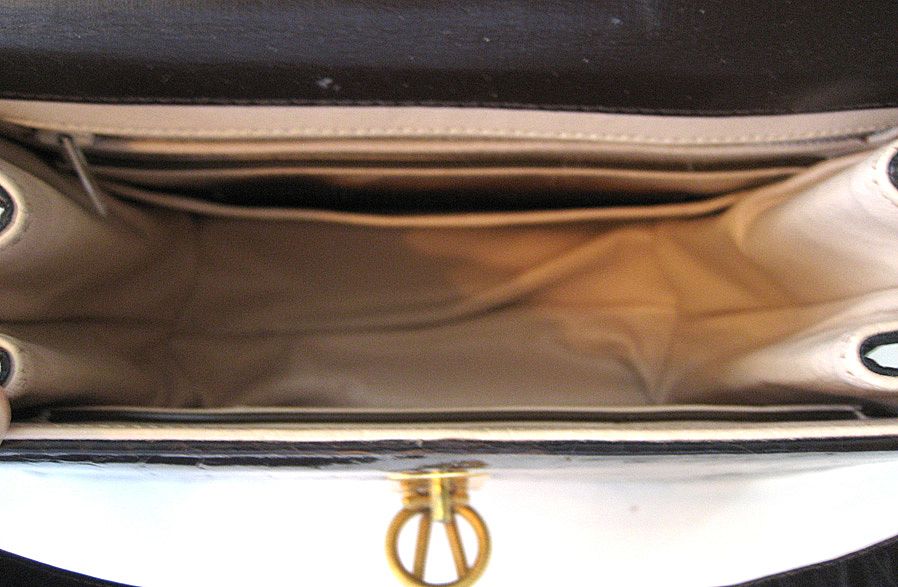 Bellestone Alligator Purse with Leather Interior Bellestone Alligator Purse with Leather Interior