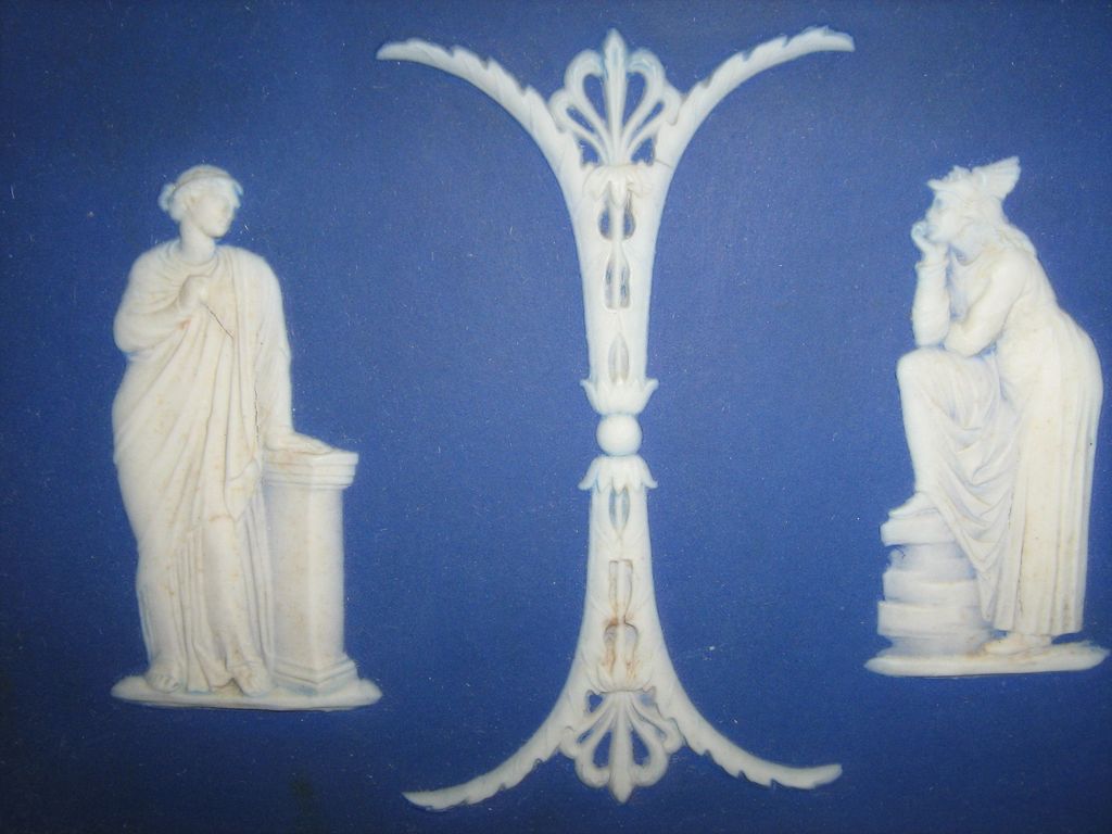 Wedgewood Blue Jasperware Vanity Tray Circa 1930's Wedgewood Blue Jasperware Vanity Tray Circa 1930's