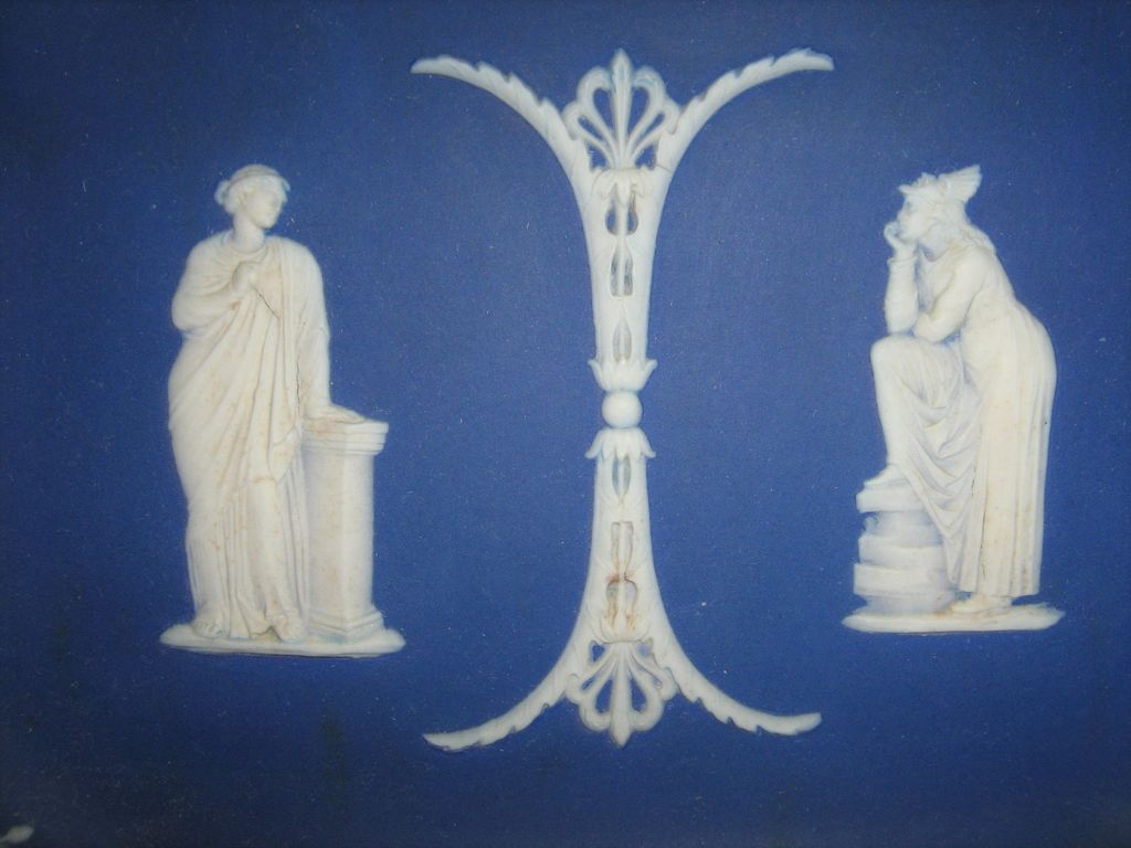 Wedgewood Blue Jasperware Vanity Tray Circa 1930's Wedgewood Blue Jasperware Vanity Tray Circa 1930's