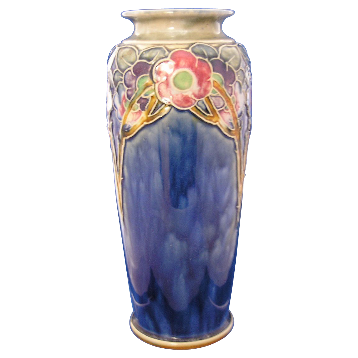 Royal Doulton Arts & Crafts Floral Motif Vase (Signed by "Lily from