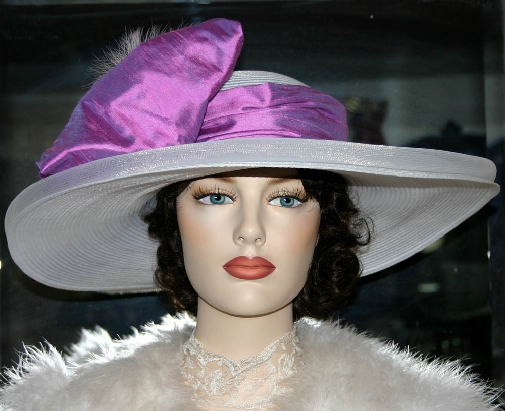 Kentucky Derby Hat Edwardian Style Hat "Harlequin" Kentucky Derby Hat Edwardian Style Hat "Harlequin"