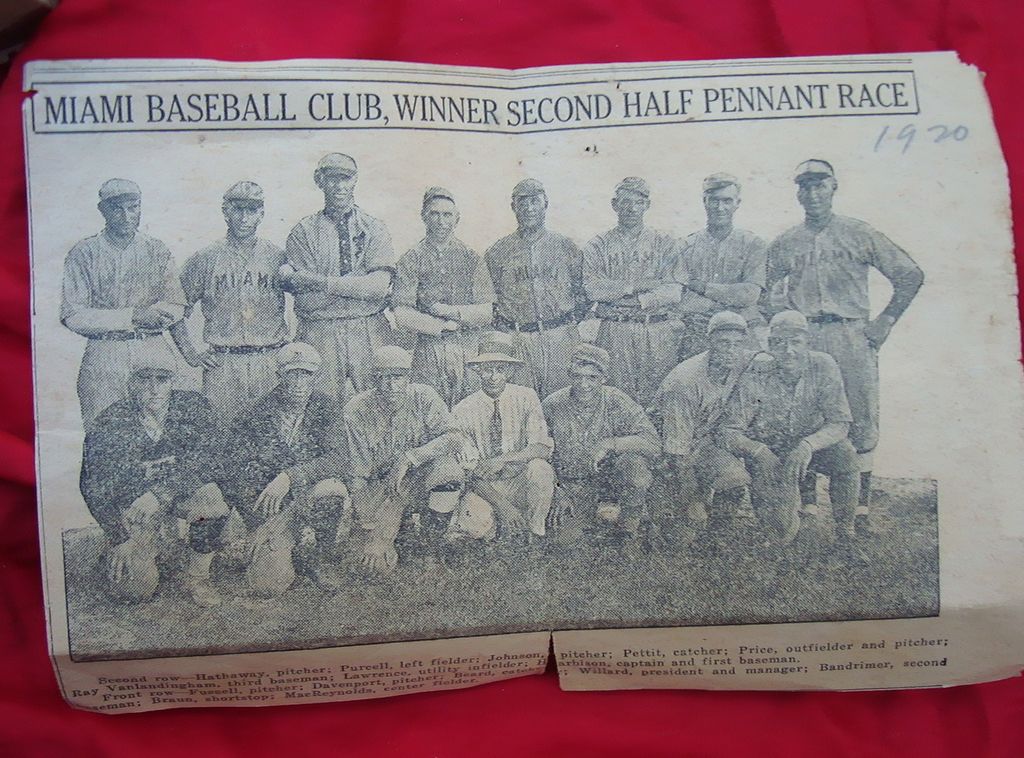 Early Baseball Archive Pitcher Robert Hathaway MiamI,Florida Early Baseball Archive Pitcher Robert Hathaway MiamI,Florida