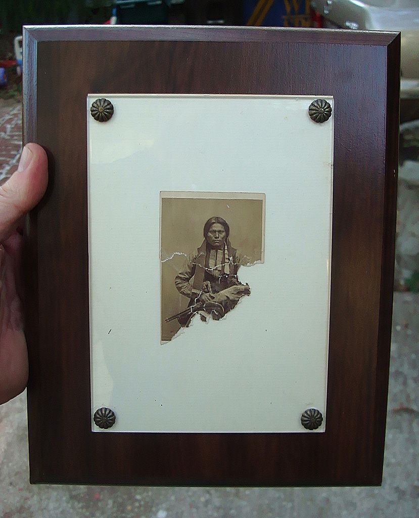 Civil War Carte deVistie CDV Photo of Armed Chiricahua Apache Warrior Civil War Carte deVistie CDV Photo of Armed Chiricahua Apache Warrior