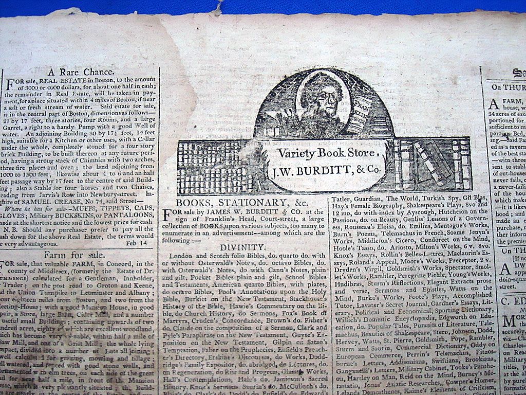 1810 Columbia Centinel Newspaper Election of Christopher Gore & David Cobb 1810 Columbia Centinel Newspaper Election of Christopher Gore & David Cobb