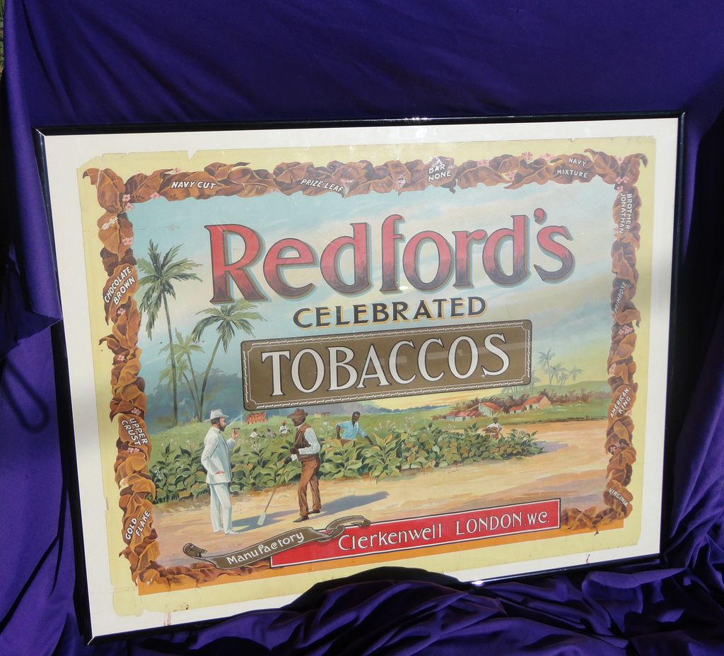 1905 Redford's Celebrated Tobacco Poster 1905 Redford's Celebrated Tobacco Poster