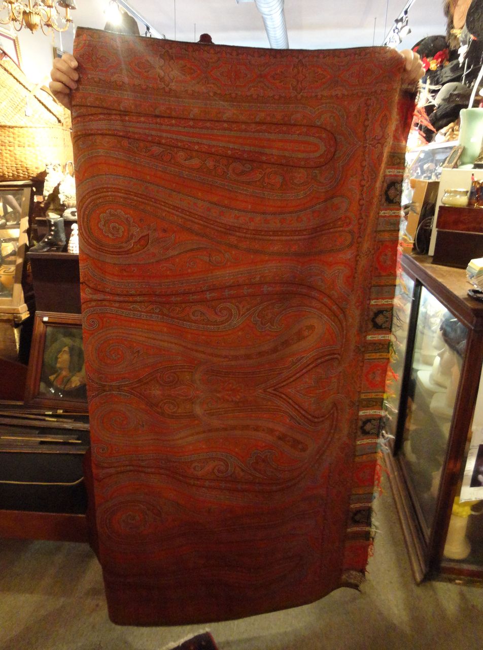 MUSEUM Example Southern Civil War Paisley Shawl MUSEUM Example Southern Civil War Paisley Shawl