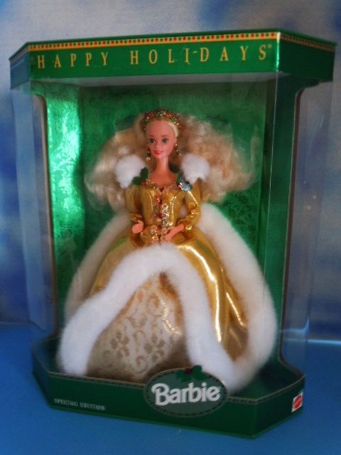 1994 Happy Holidays Barbie in Gold NRFB 1994 Happy Holidays Barbie in Gold NRFB