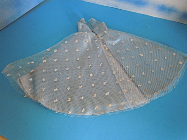1950's Mary Hoyer Light Blue Ball Gown, Crispy Mint 1950's Mary Hoyer Light Blue Ball Gown, Crispy Mint