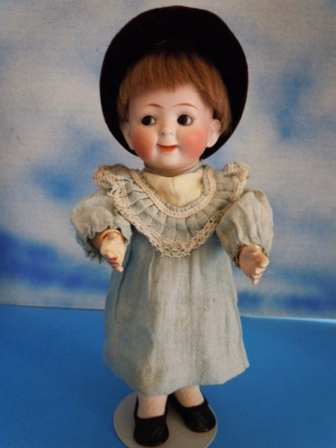 10" Hertel Schwab 165 Toddler Googly Character Bisque All Original 10" Hertel Schwab 165 Toddler Googly Character Bisque All Original