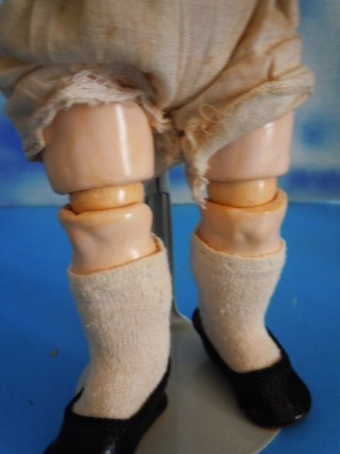 10" Hertel Schwab 165 Toddler Googly Character Bisque All Original 10" Hertel Schwab 165 Toddler Googly Character Bisque All Original