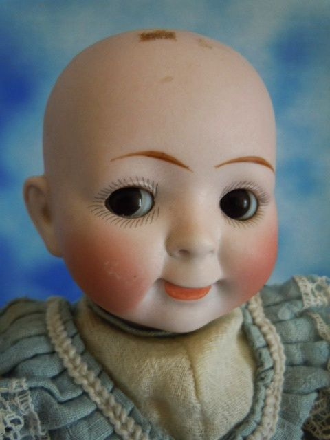 10" Hertel Schwab 165 Toddler Googly Character Bisque All Original 10" Hertel Schwab 165 Toddler Googly Character Bisque All Original