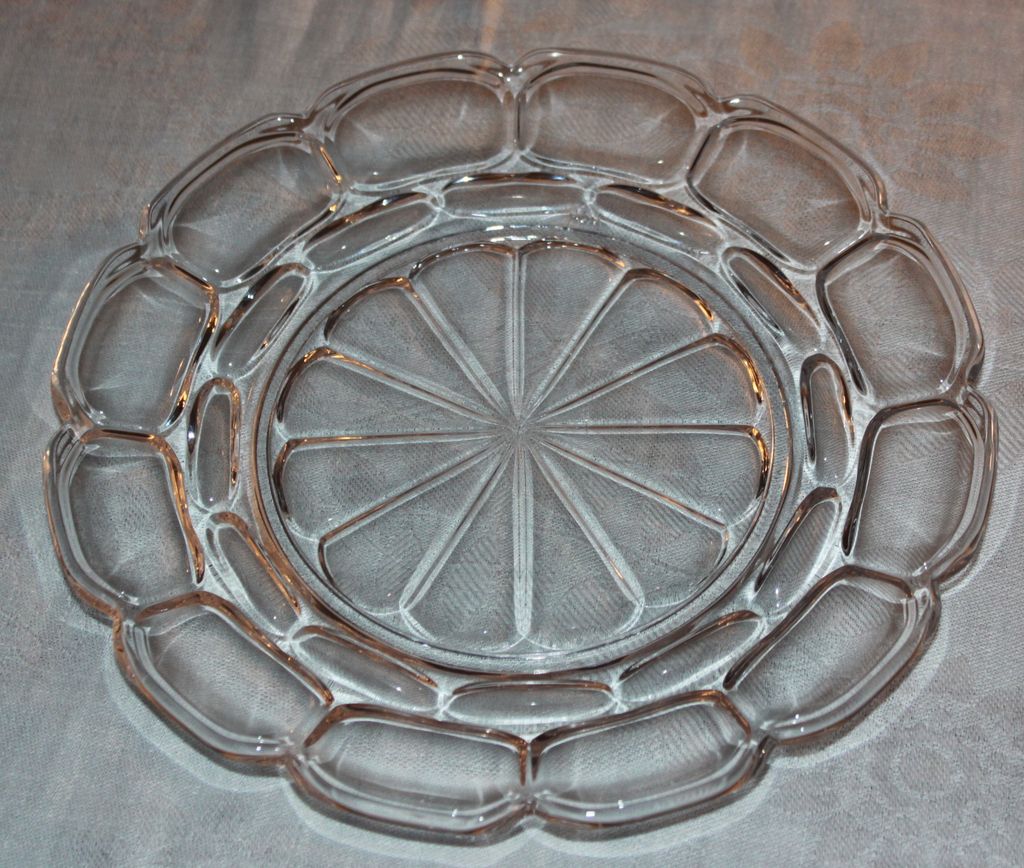 Fostoria Glass Argus Pattern Dessert/Salad Plates Fostoria Glass Argus Pattern Dessert/Salad Plates