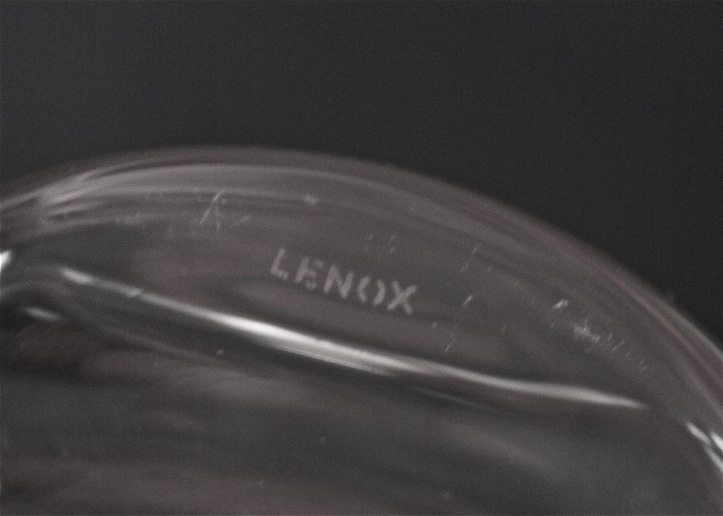 1980's Contemporary Lenox crystal vase 1980's Contemporary Lenox crystal vase