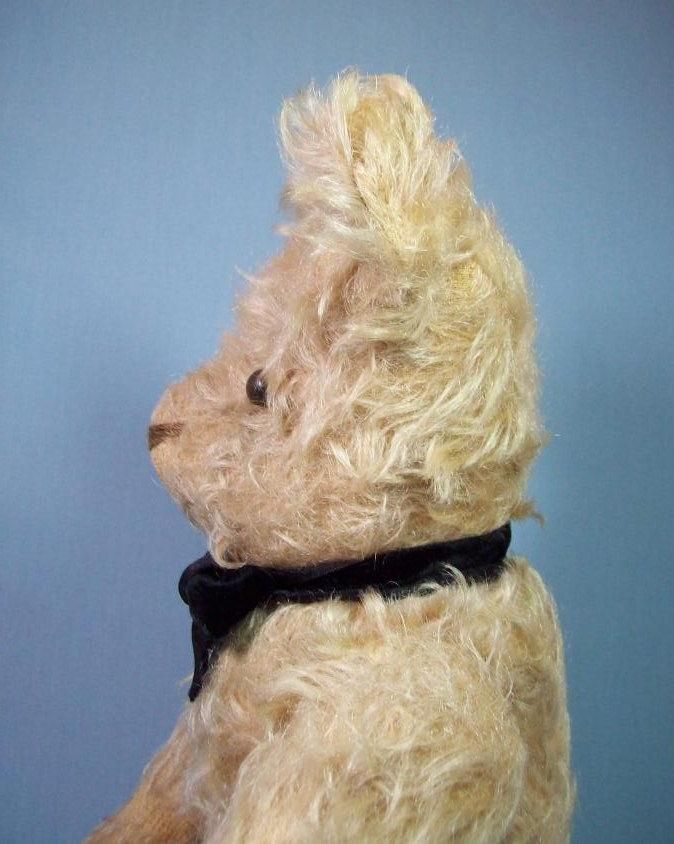 Sweet Vintage Mohair Teddy Bear With Glass Eyes Sweet Vintage Mohair Teddy Bear With Glass Eyes