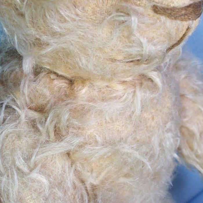 Sweet Vintage Mohair Teddy Bear With Glass Eyes Sweet Vintage Mohair Teddy Bear With Glass Eyes